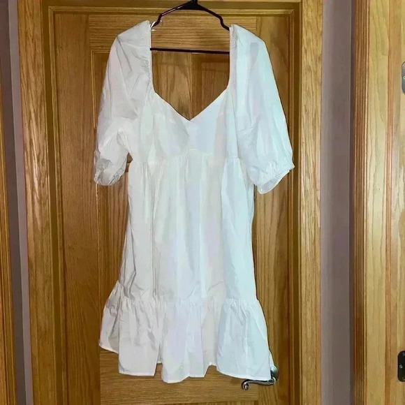 Banana Republic Factory White Mini Dress - Picture 3 of 5